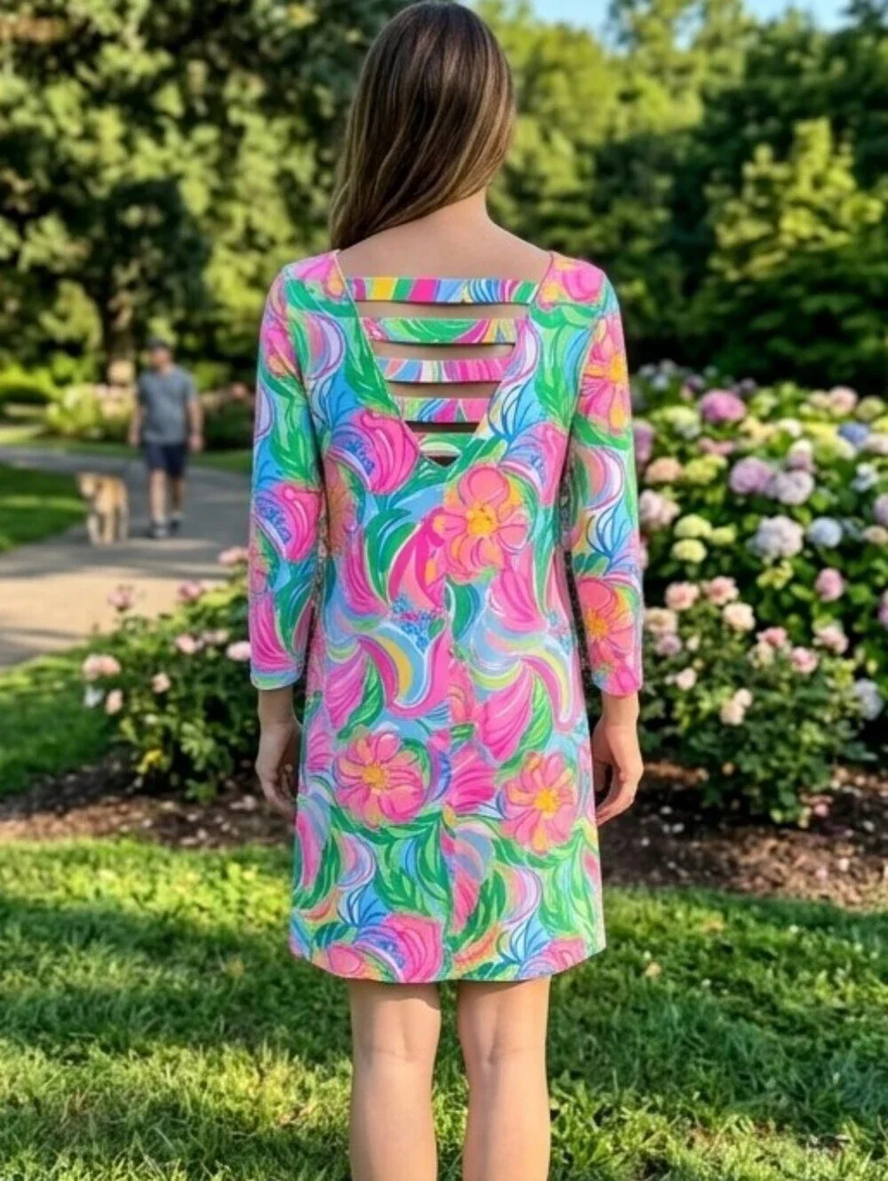 Lilly Pulitzer Ophelia Swing Dress Size Sm Elephant Monkey Lion Green Blue Pink